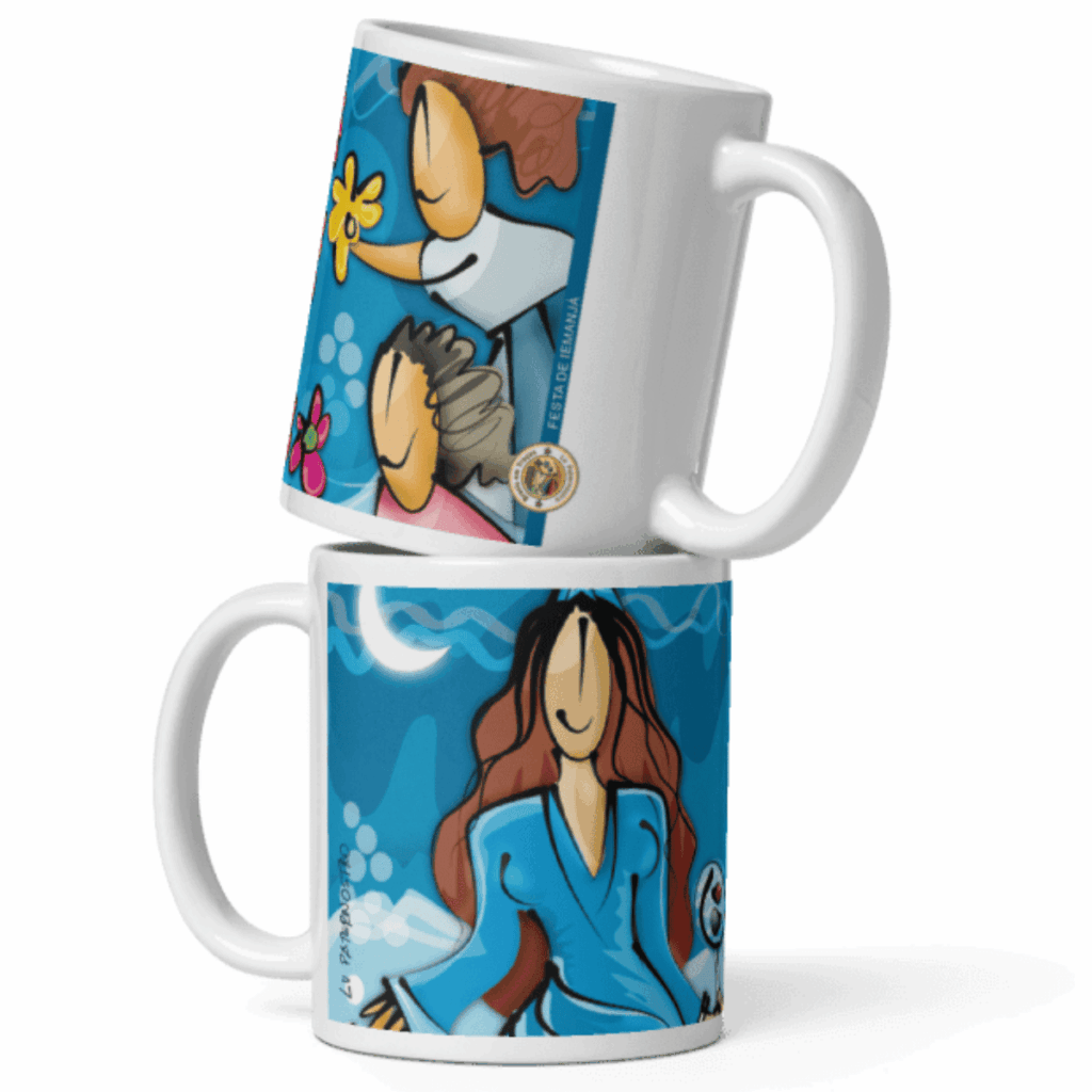 Festa de Iemanjá Lu Paternostro Caneca de Café