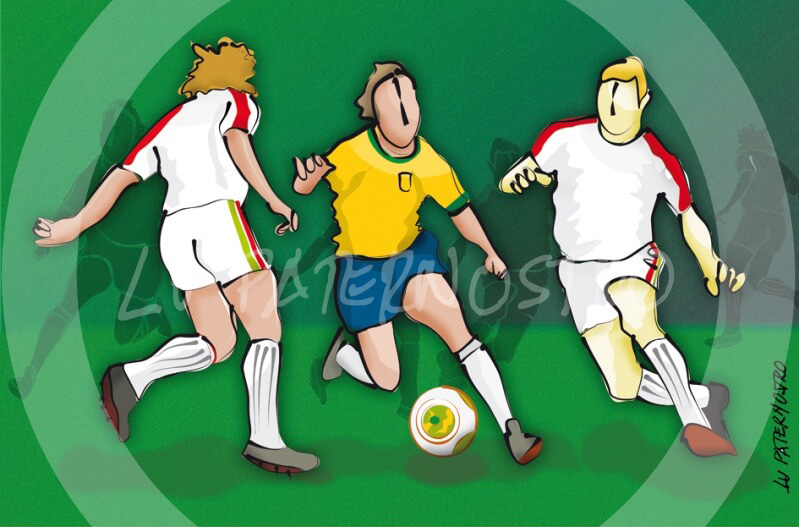  
Ilustração "Futebol", da série "Manifestações da Cultura Brasileira. 
Copyright Lu Paternostro. Proibida cópia, uso ou reprodução desta imagem sem a autorização da artista. 